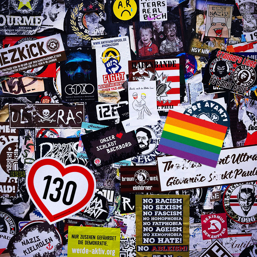 Stickerwand